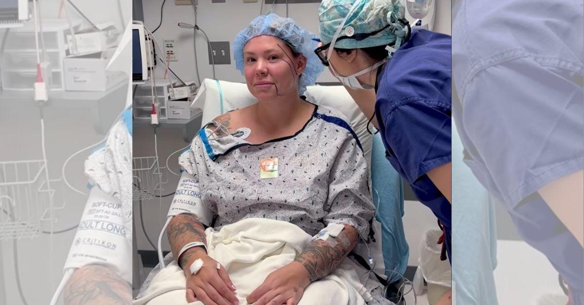 photo of The 'Teen Mom' alum was excited to say 'goodbye' to her double chin