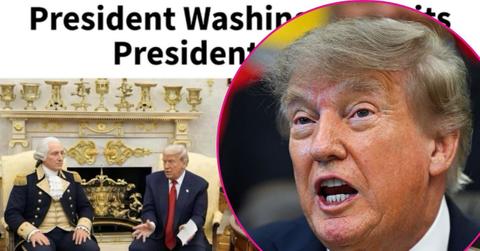 Composite photo of Donald Trump and an AI-generated photo.