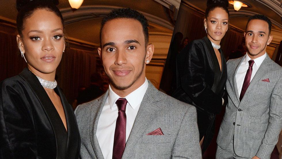 Rihanna dating lewis hamilton falling for racer