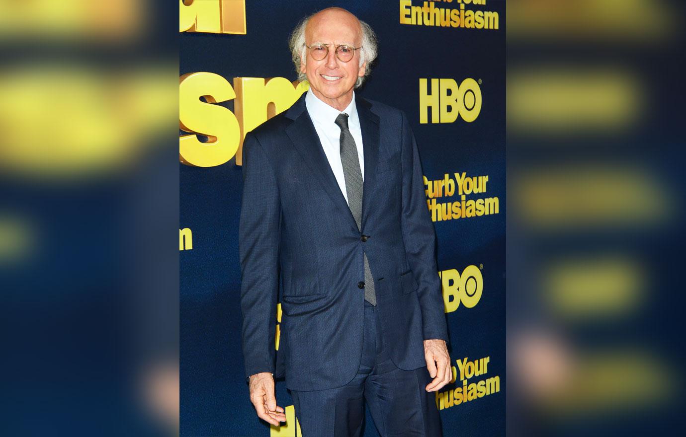 larry david plugs ears staud new york fashion week show curb your enthusiasm ok