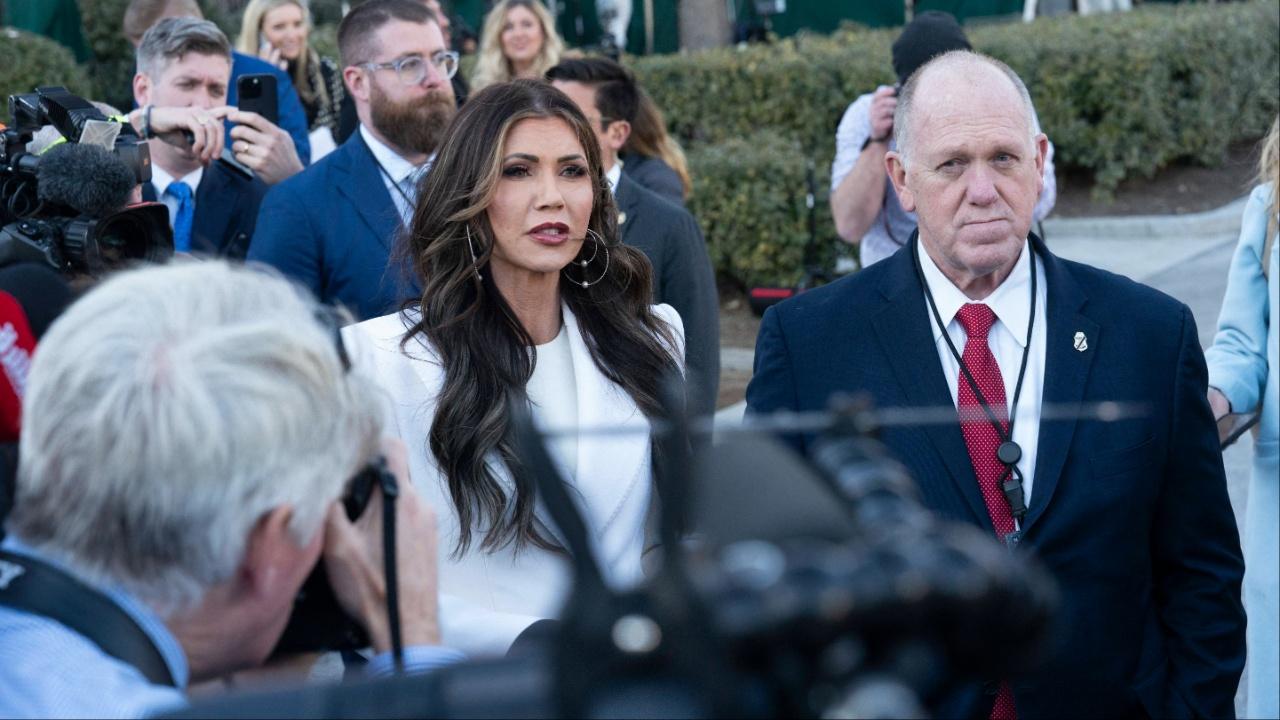 image of Noem and Homan clashed over how to handle immigration.