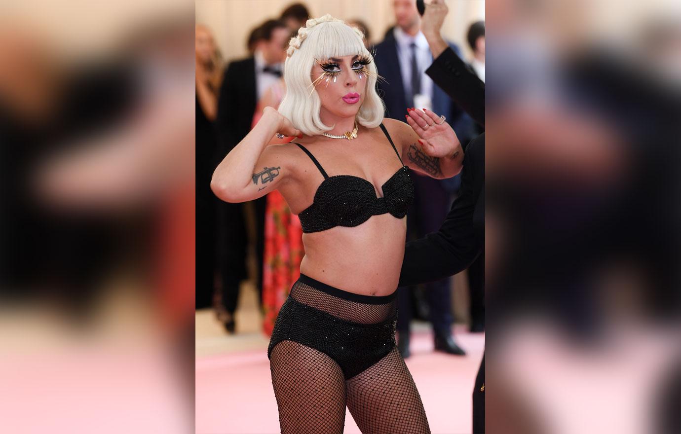 Lady Gaga On Red Carpet Celebrity Social Media Feuds 2019