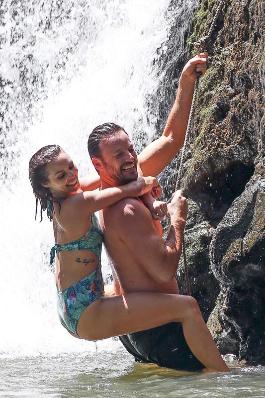 *EXCLUSIVE* Scheana Shay and Robert Parks Valletta get wet and wild on their romantic getaway **WEB MUST CALL FOR PRICING**