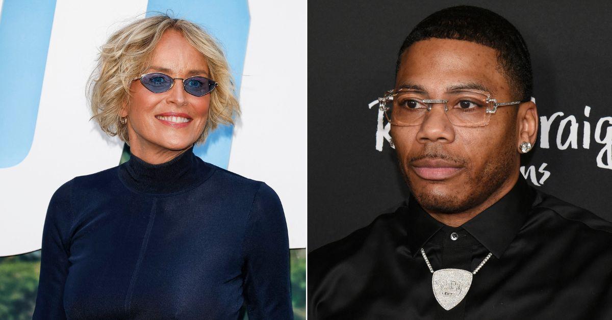 Image of Sharon Stone only went on one date with Nelly.
