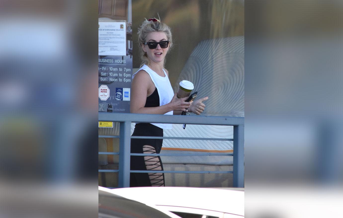 Julianne Hough on a Coffee Run