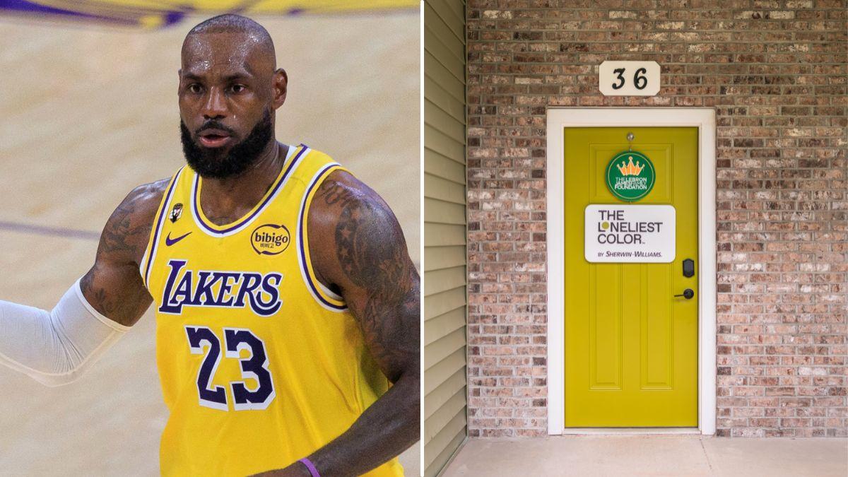 the lebron james family foundation sherwin williams paint color major glow up
