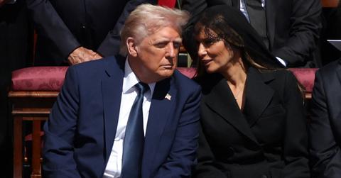 Photo of Donald and Melania Trump.