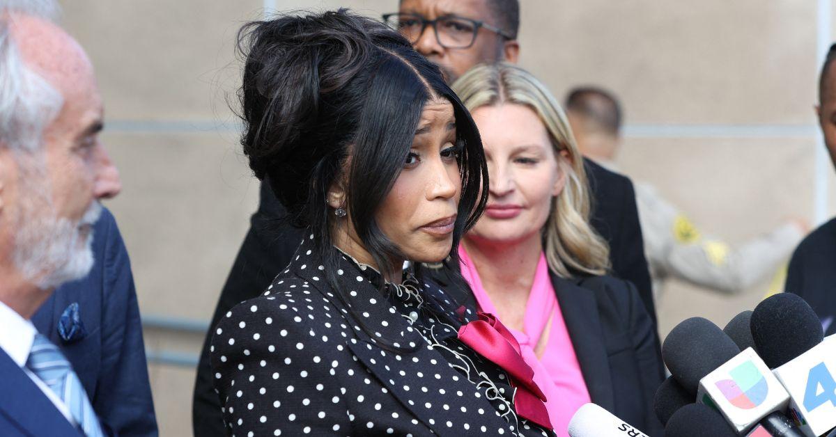 image of Cardi B appeared unbothered by J.D. Vance's support of Nicki Minaj.