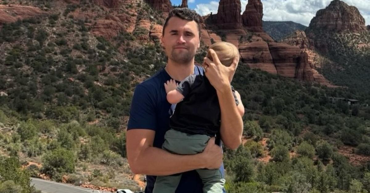 Image of Charlie Kirk was 31 and a father of two young kids.