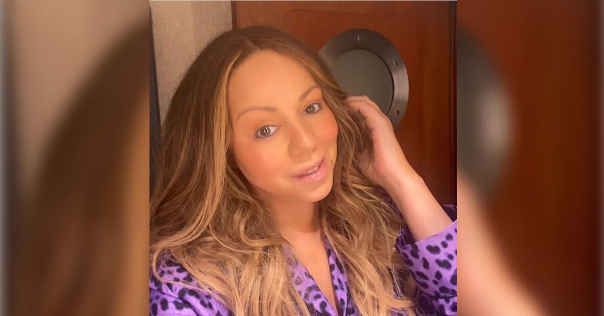 Gedehams upassende smog Mariah Carey Stuns In Gorgeous Makeup-Free Selfie