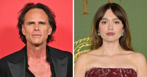 Photo of Walton Goggins and Aimee Lou Wood