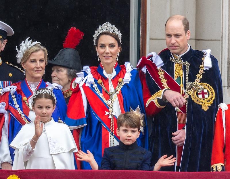 king charles proud kate william take over