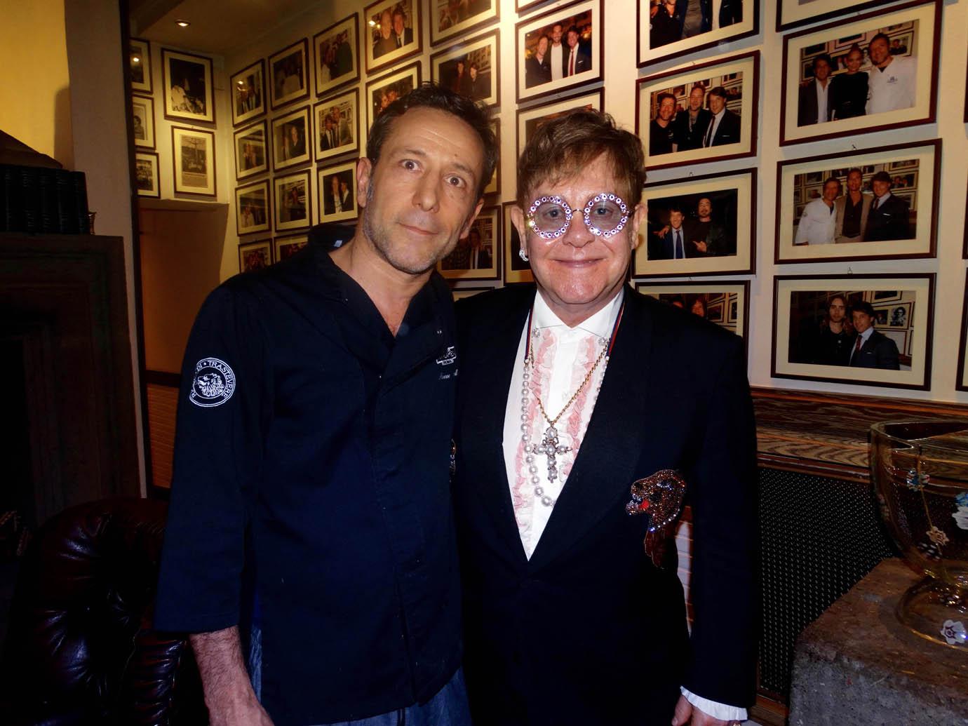 Elton John at Antica Pesa Rome