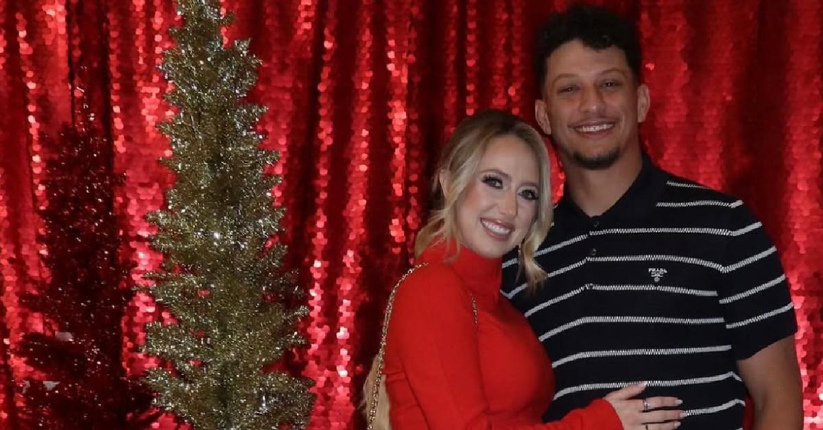 Photo of Brittany and Patrick Mahomes.