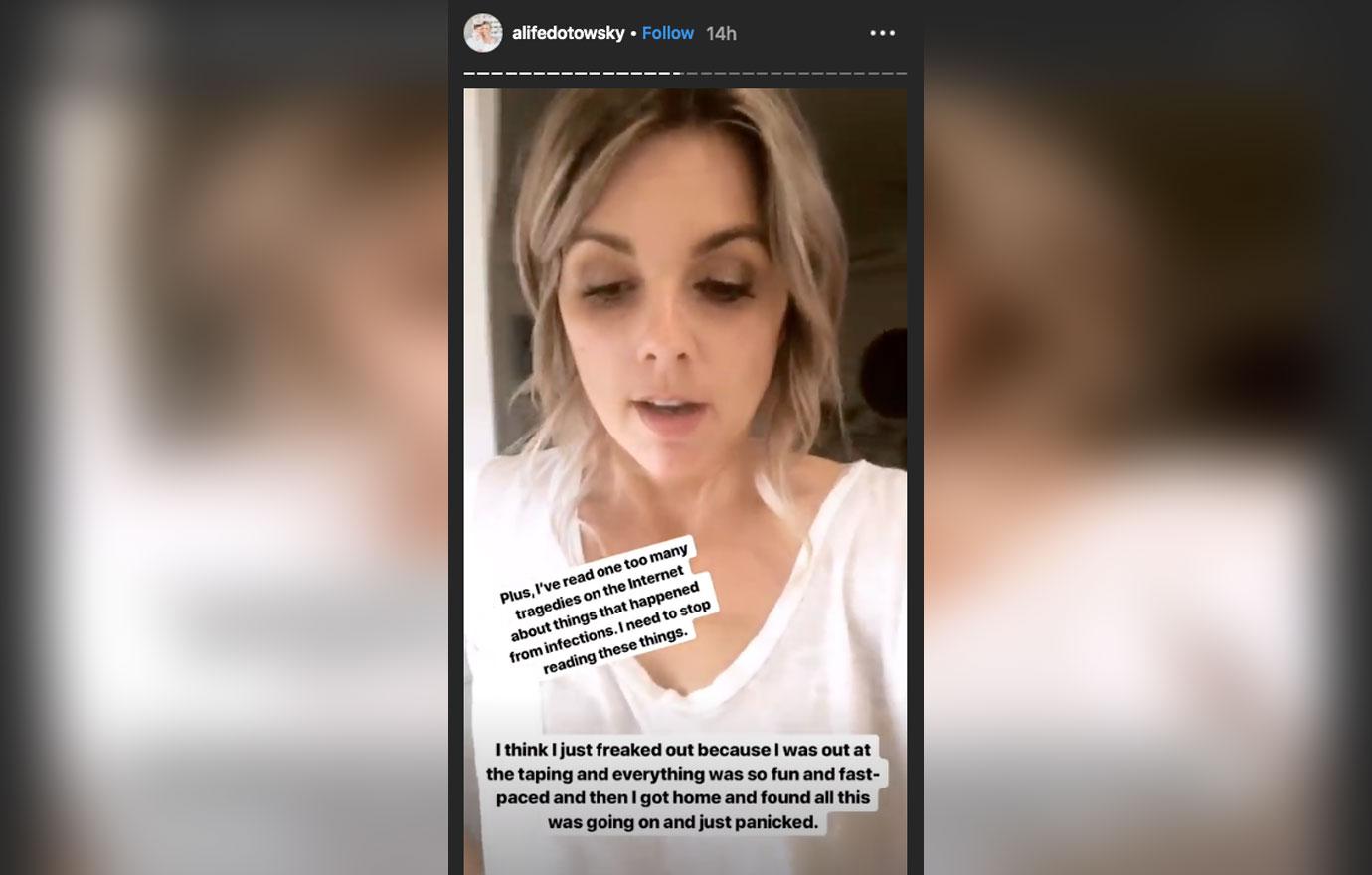 Ali-Fedotowsky-Son-Splinter-Infection