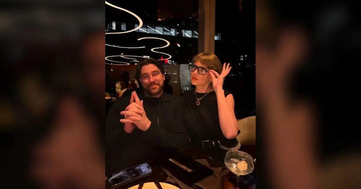 Image of Travis Kelce made sure Taylor Swift was '100 percent comfortable' with the photos he posted on Instagram.