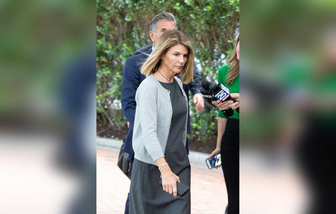 Actress Lori Loughlin and Mossimo Giannulli at Boston Federal Courthouse