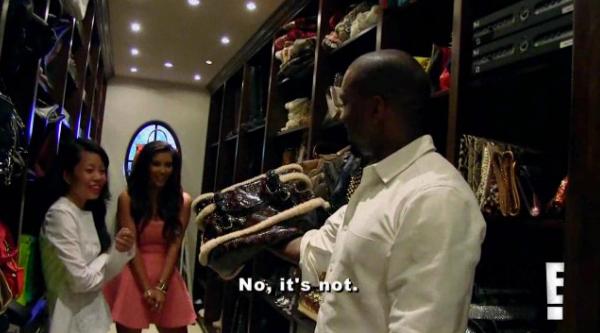 Kanye in kim kardashian closet 02