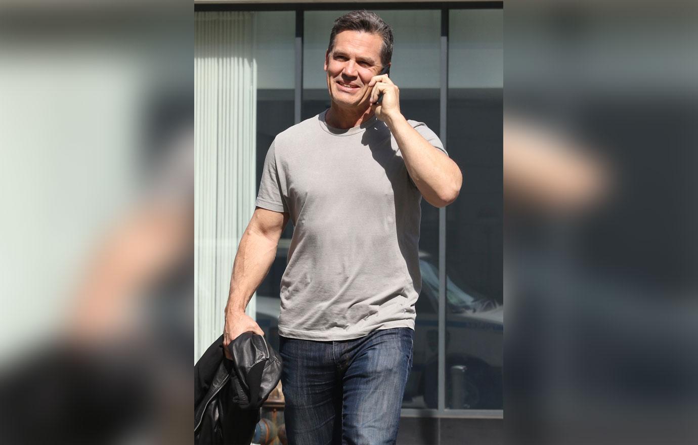 Josh brolin on the phone