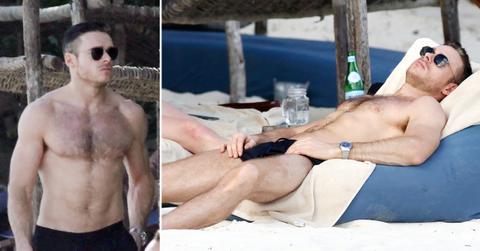bodyguard star richard madden shows off fit physique in mexico photos ok