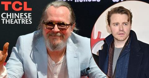 Split photo of Gary Oldman and Jack Lowden