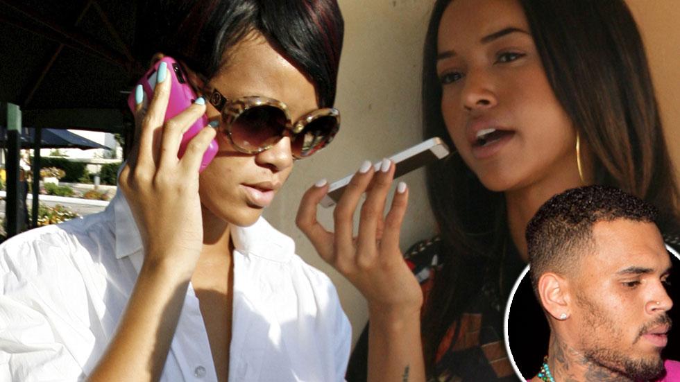 Rihanna calls karrueche tran amid baby scandal