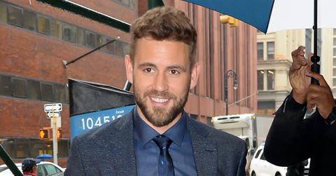 Nick Viall was met with a lot of fan enthusiasm arriving to AOL Live