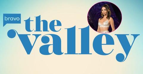Composite photo of 'The Valley' logo and Scheana Shay
