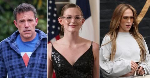 ben affleck violet high school graduation party without jennifer lopez pp