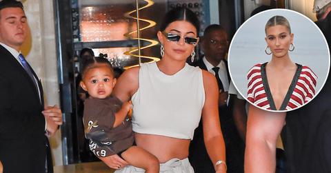 Kylie Jenner, Stormi & Hailey Baldwin