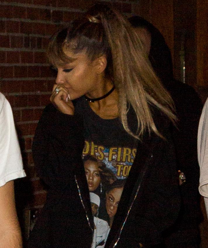 EXCLUSIVE: Ariana Grande parties at night club with rumored boyfriend, rapper Mac Miller in New York City