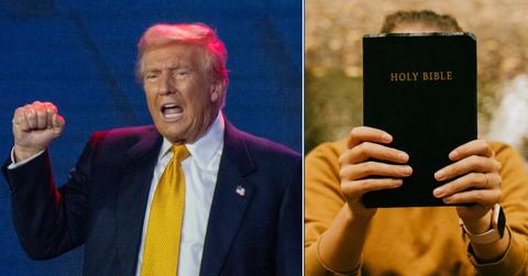 definitely not a cult donald trump fawned over at religious event by his supporters pp