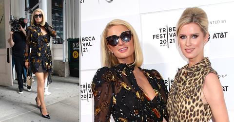 paris and nicky hilton at this is paris premiere