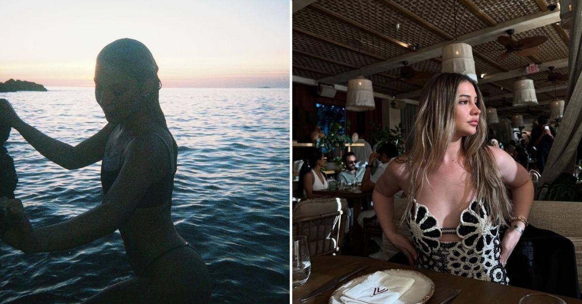 Photo of Madelyn Cline showed off her curves in a tiny bikini.