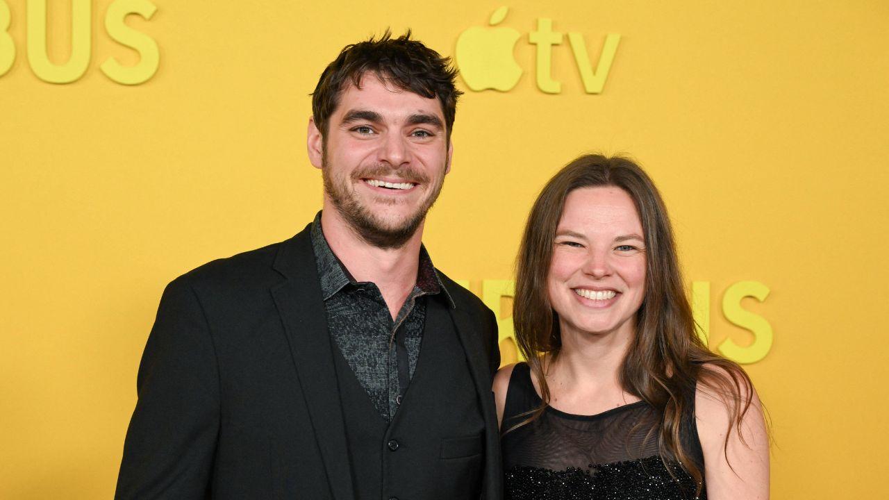 image of RJ Mitte got engaged to his girlfriend, Kennedy Suarez, in October 2025.