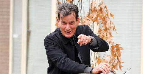 Charlie sheen hiv nyc lunch smiles