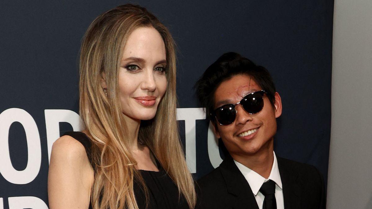 Photo of Angelina Jolie and Pax Jolie-Pitt