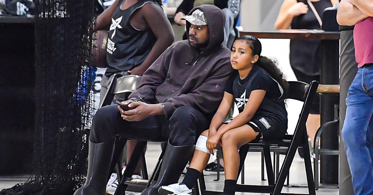 image of North West is Kim Kardashian and Kanye West's eldest child.