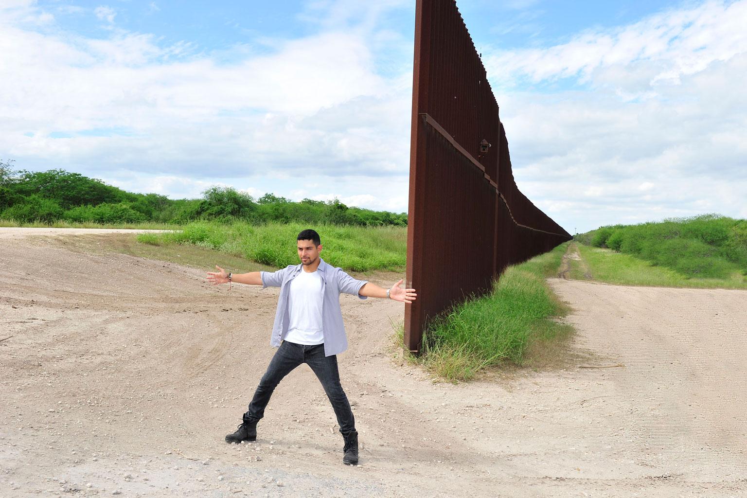 Wilmer Valderrama at US Mexico Border In Support of Johnnie Walker`s Keep Walking America campaign