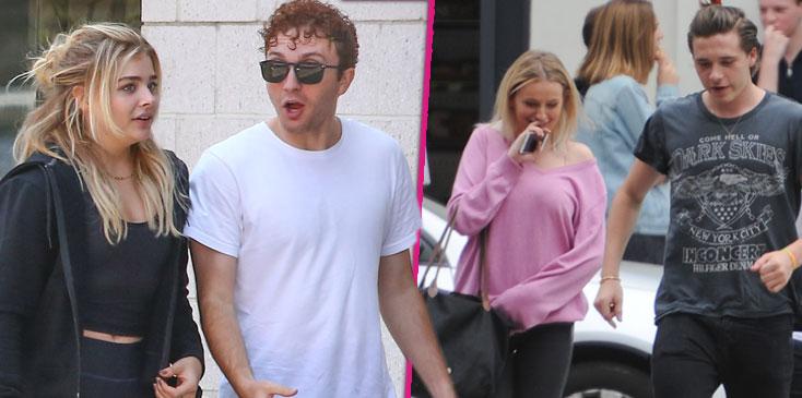 Brooklyn Beckham Chloe Moretz Split He Kisses Playboy Model