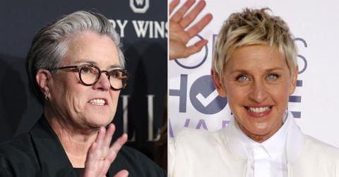Composite photo of Rosie O'Donnell and Ellen DeGeneres