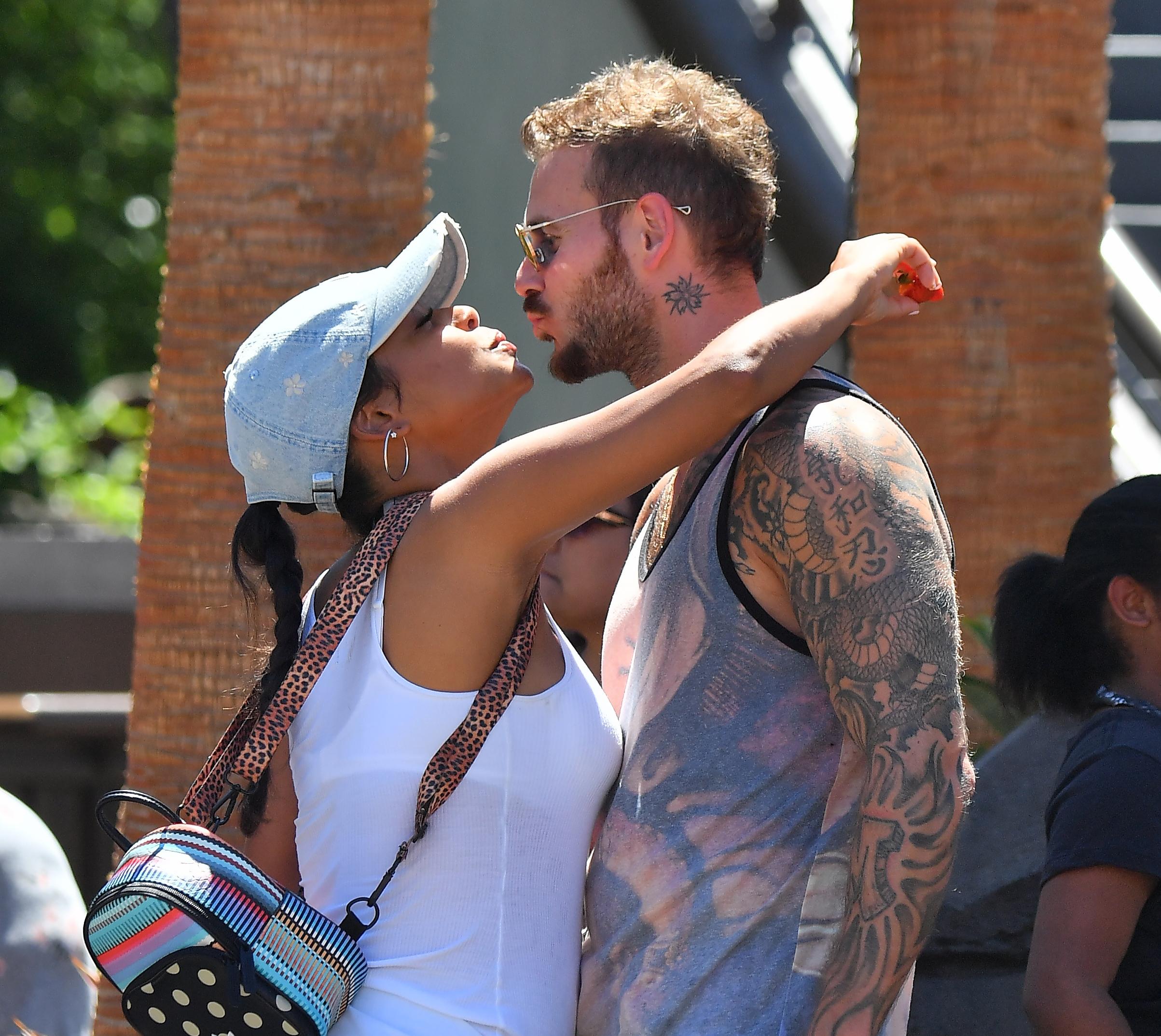 Christina Milian And Boyfriend Matt Pokora Pack On PDA