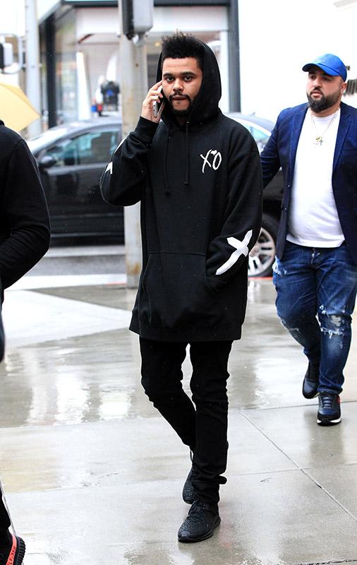 The Weeknd Goes Shopping In Beverly Hills