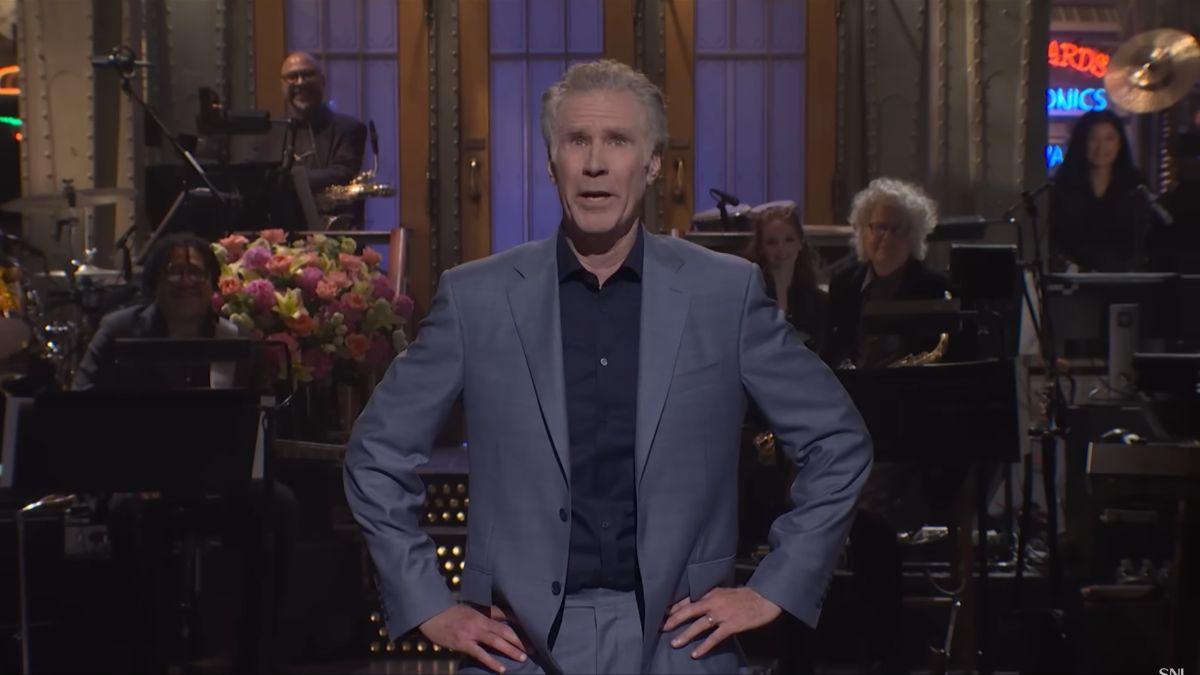 Image of Will Ferrell came back as host and ghost of Jeffrey Epstein.