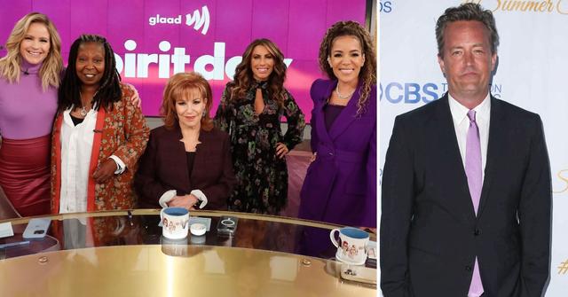 the view co hosts honor matthew perry death