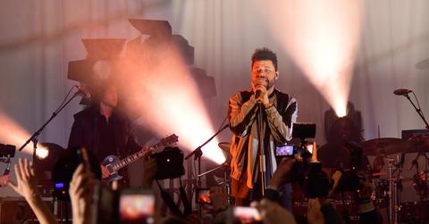 Bella Hadid and The Weeknd both attend the H&M Fashion Show