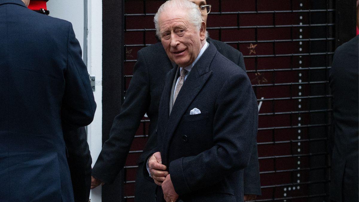 image of King Charles was seen out in London on the day of his brother's arrest.