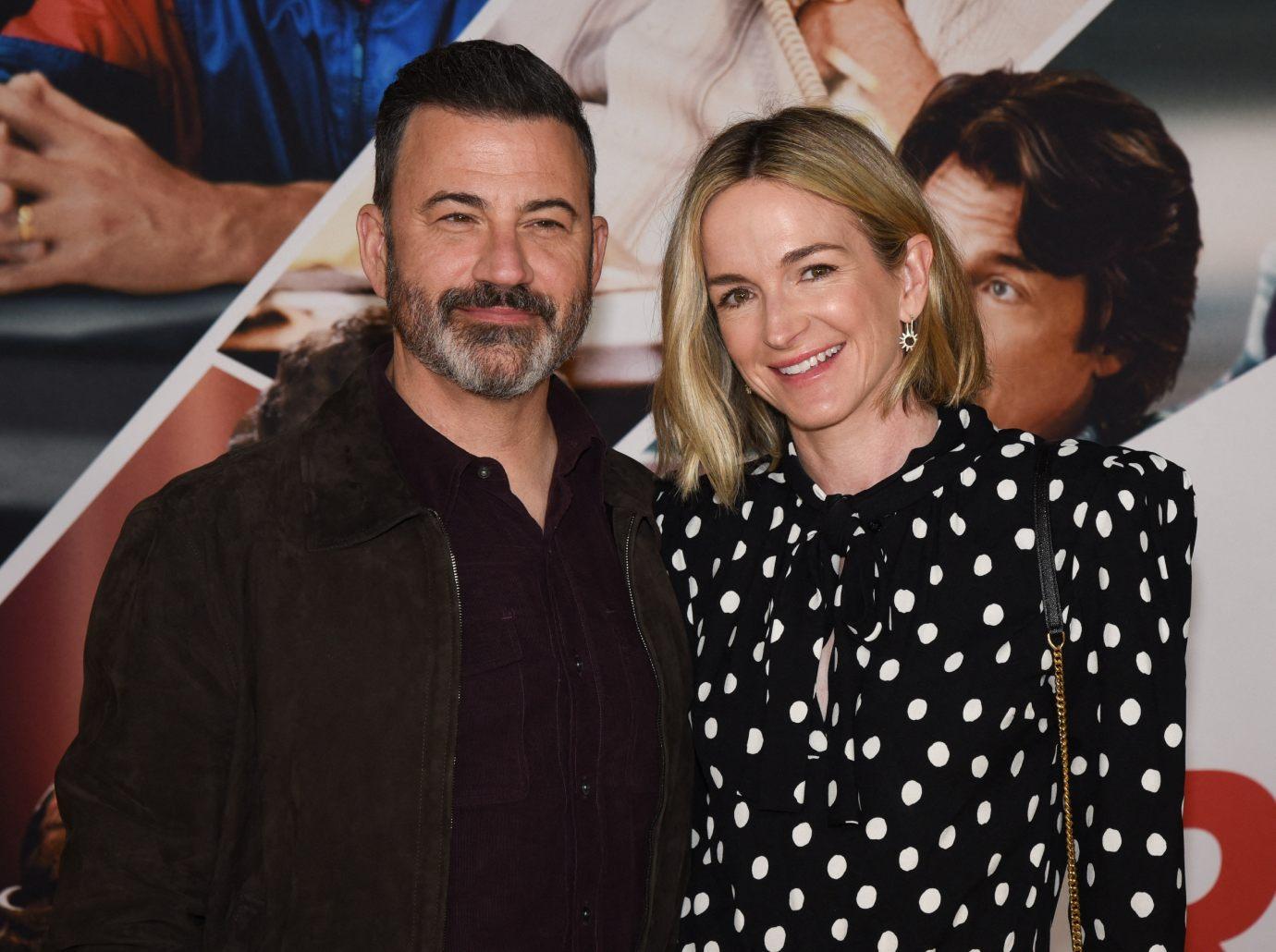 jimmy kimmel weird son billy squeezing wife molly mcnearney