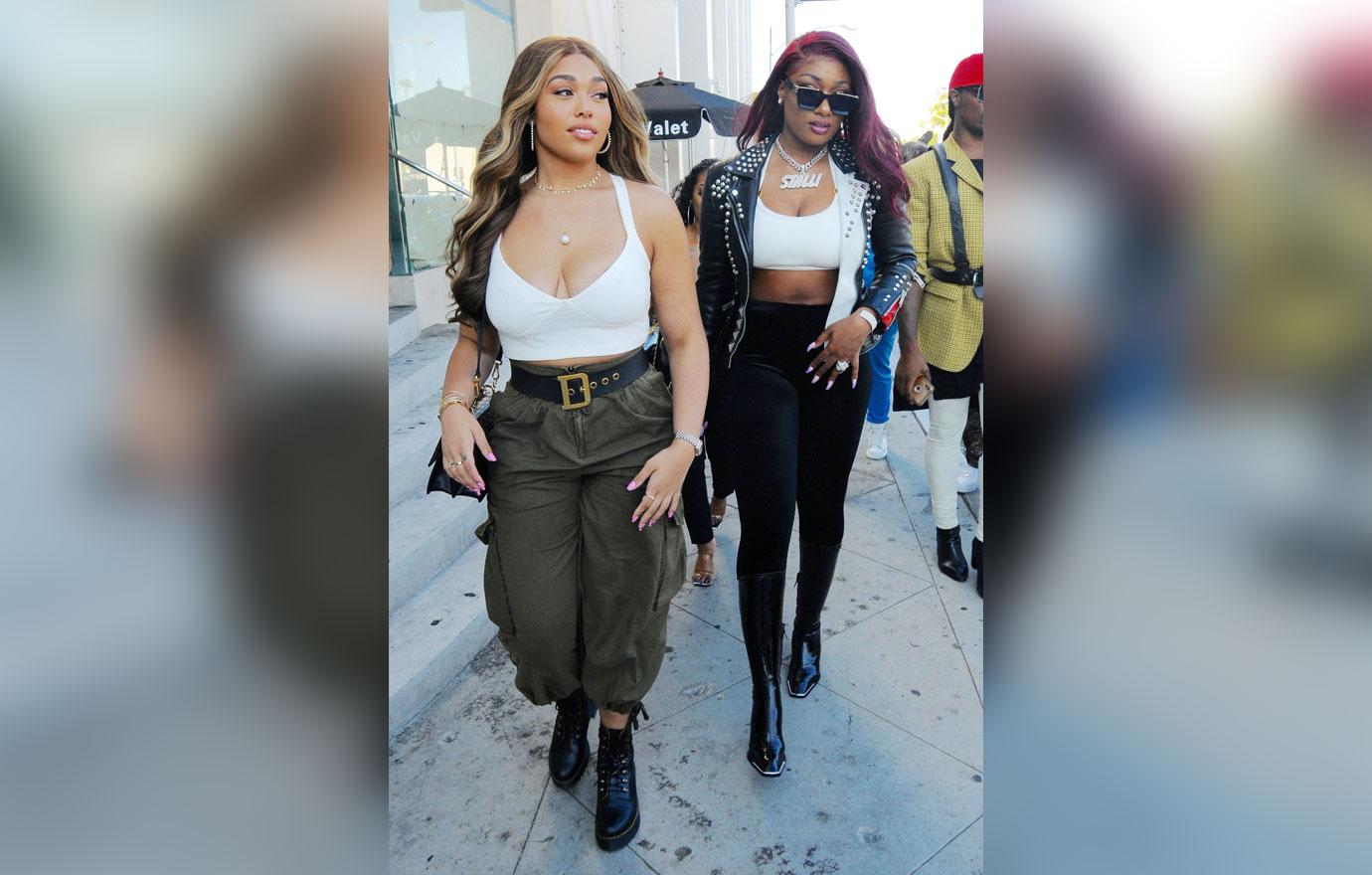 Megan Thee Stallion With Jordyn Woods Tristan Thompson