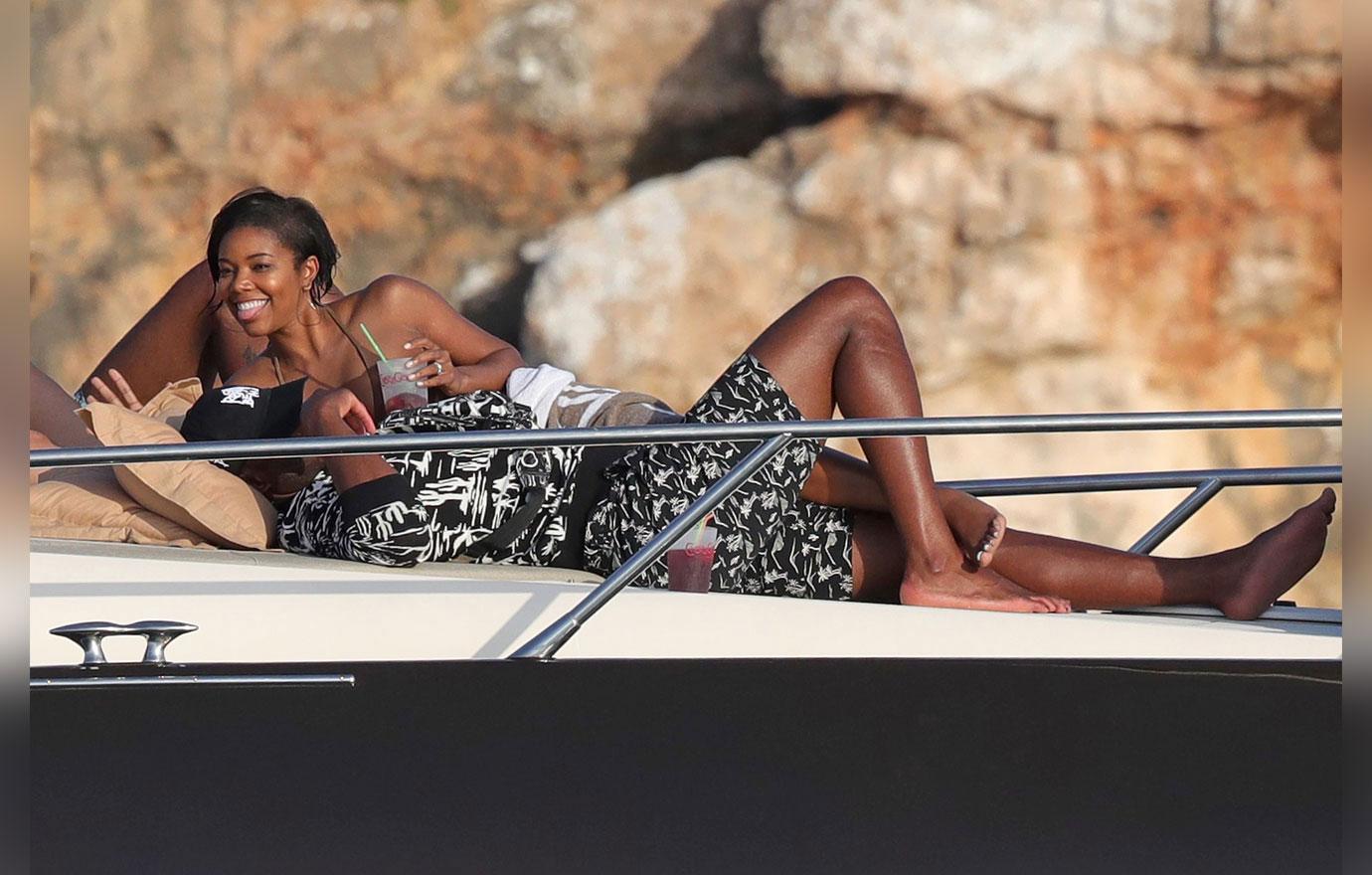 Gabrielle Union and Dwayne Wade on holiday in Ibiza